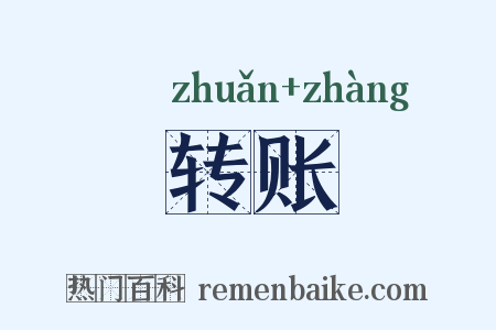 转账是什么意思的图片